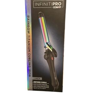 InfinitiPRO by Conair Rainbow Titanium 1-inch Curling Wand